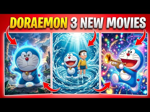 Top Three Doraemon New Movies in India 🇮🇳😍 #trending #doremon #oyashshow