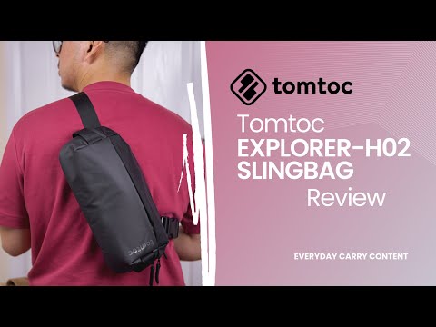Tomtoc - EDC Sling Bag (EXPLORER-H02) - Review - Best Budget Sling Bag?