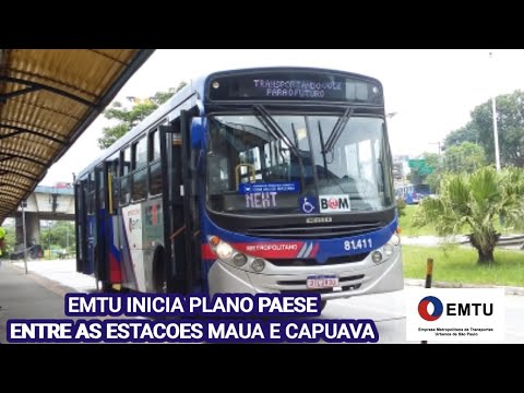 Emtu inicia operacao do Plano Paese entre as estacoes Maua e Capuava