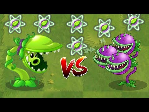 Plants vs Zombies 2. Max Level Snap Pea vs Chomper - Who Win ? PvZ 2 Gameplay