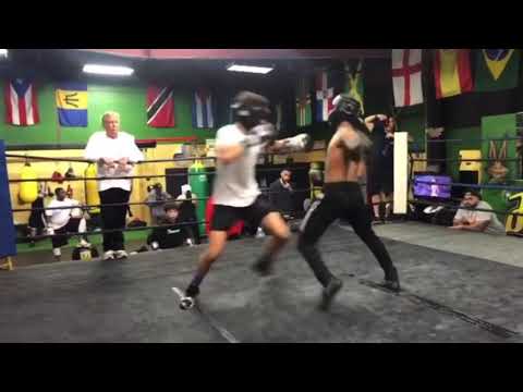 Ashton Sylve DROPS HIS OPPONENT IN SPARRING - Esnews