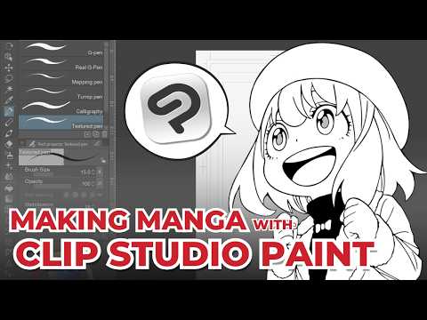 How to Make Digital Manga Step-by-Step | Clip Studio Paint Beginner Tutorial