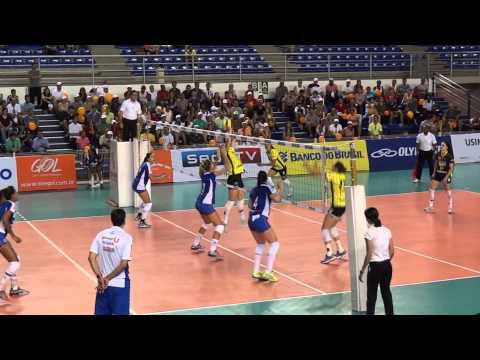 Superliga de Vôlei Feminino 12/13 // 1º Turno // MINAS/USIMINAS 3 x 0 RIO DO SUL SC