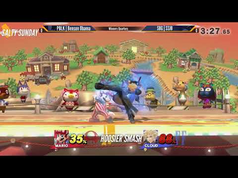 SS183 [Wii U] - PBLK | Benson Obama (Mario) vs SBG | SSJB (Cloud) - Winners Quarters