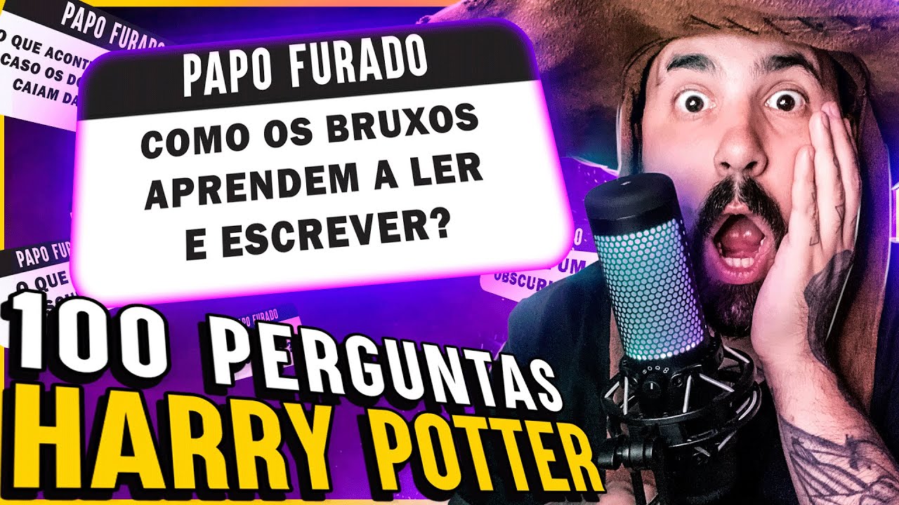 RESPONDENDO 100 PERGUNTAS SOBRE HARRY POTTER - PAPO FURADO