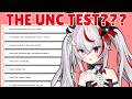 Doing the Unc test!