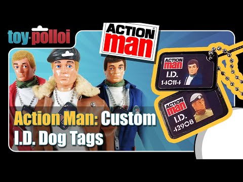 Custom Vintage Action Man I.D. Dog Tags - Toy Polloi