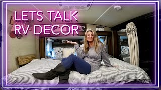 Let's Talk RV Décor - My Suggestions and Tips