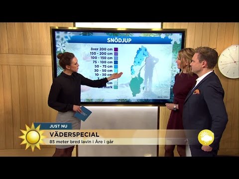 Sugen på skidåkning? Här hittar du snö! - Nyhetsmorgon (TV4)