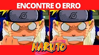 ENCONTRE O ERRO DE NARUTO | ENCONTRE O ERRO NO NARUTO | QUIZ NARUTO
