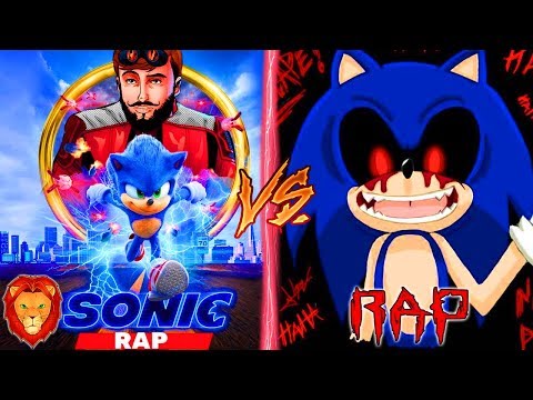 SONIC LA PELICULA RAP VS RAP DE SONIC.EXE | SONIC VS SONIC.EXE LEON PICARON