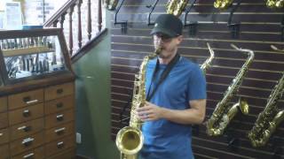 Video thumbnail for Saxquest - Older Yamaha 52 Tenor Sax Played by Ben Reece by SaxquestShop