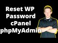 Reset Wordpress Password In Cpanel PHPMyAdmin Geeky Made Easy