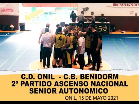 C.D.ONIL - C.B. BENIDORM (Senior Autonómico)
