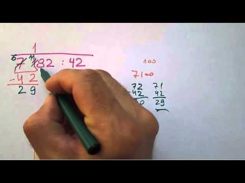 Dzielenie pisemne przez liczby dwucyfrowe