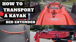 Transporting A Kayak With A Boonedox T-Bone Bed Extender