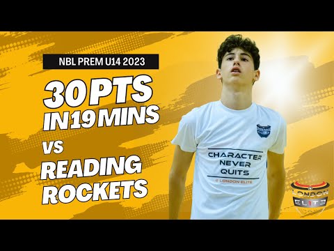 30PTS in 19MINS by Kaya Birsen vs Reading Rockets | 2022/23 NBL U14 Premier