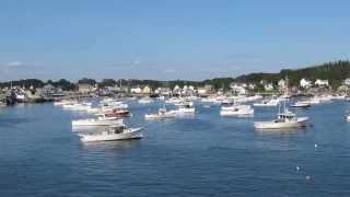 preview picture of video 'Carvers Harbor from Vinalhaven Ferry, Maine'