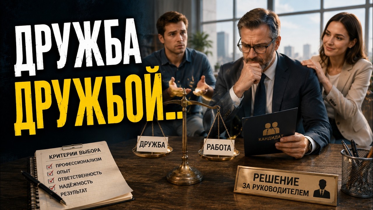 Нельзя нанимать на работу родственников и друзей?