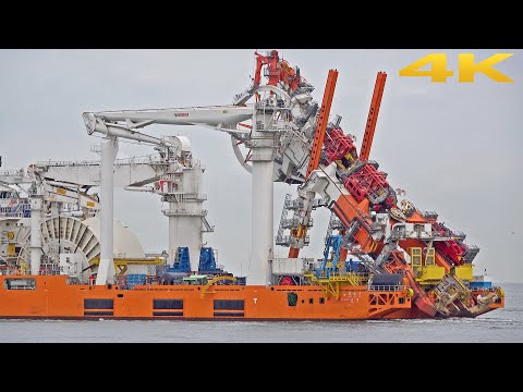 INCREDIBLE SHIP TRAFFIC AT THE PORT OF ROTTERDAM - 4K SHIPSPOTTING 2025