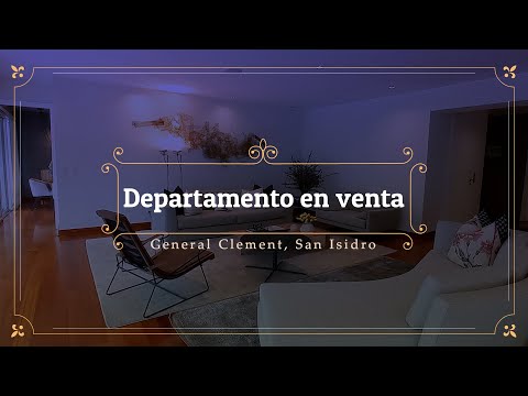 Departamento de 425 m² en venta en San Isidro, 3 dormitorios, linda terraza, a metros del Golf.