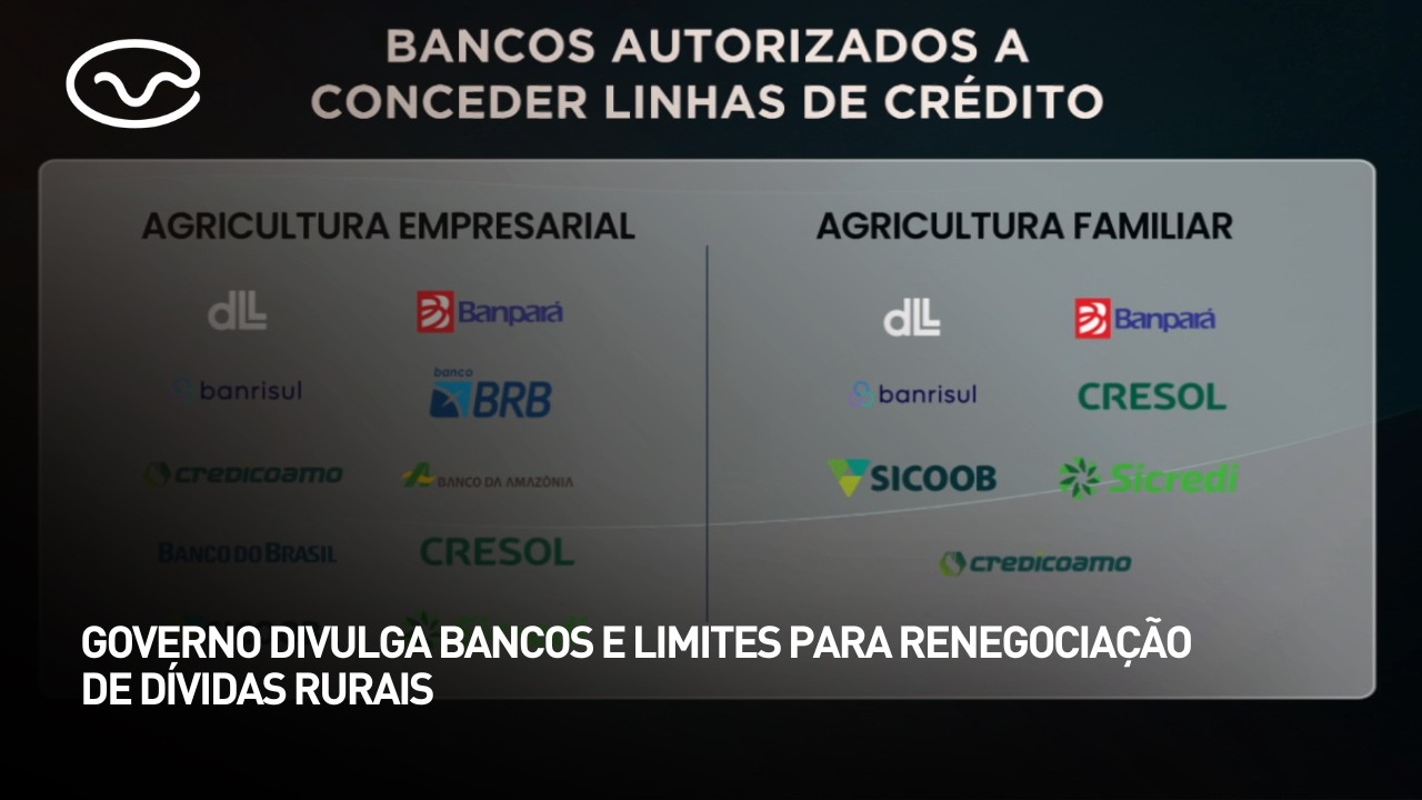 Governo define bancos e limites para renegociação de dívidas rurais
