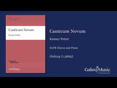 Canticum Novum by Kenney Potter - Scrolling Score