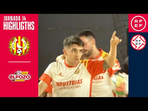 Resumen #PrimeraDivisiónFS | Industrias Santa Coloma 3 - 2 ElPozo Murcia Costa Cálida | Jornada 14
