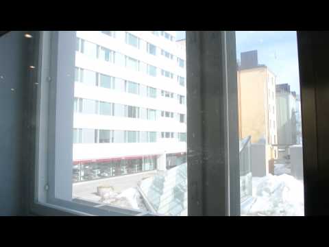 2004 ThyssenKrupp scenic traction elevator @ Domus Academica, Helsinki, Finland