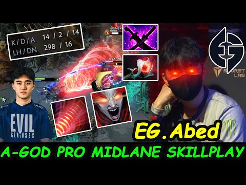 Abed Queen Of Pain A-GOD PRO MIDLANE 11K MMR SKILL PLAY New Patch 7.29 Dota 2 pro Gameplay