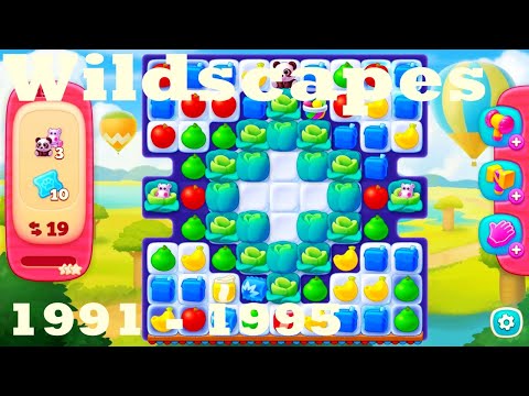 Wildscapes Level 1991 - 1995 HD Walkthrough | 3 - match game | gameplay | android | ios | pc | app