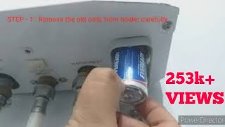 HOW TO REPLACE GAS GEYSER BATTERY || HOW TO INSERT / REMOVE BATTERY IN GAS WATER HEATER | GAS GEYSER