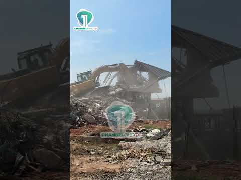 WATCH: Residents Salvage Items From Pink Flamingo Rubble