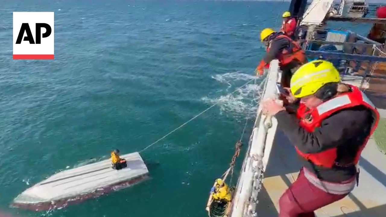 15-year-old rescued after days clinging to capsized boat in Bering Sea