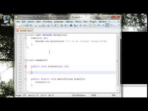 Learn Java In Hindi 32 User Defined Exceptions Learning Java