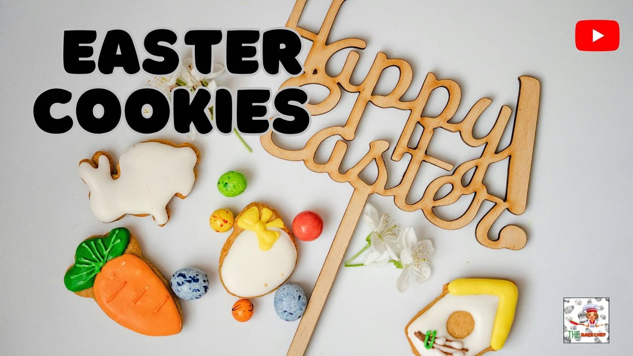 Eggless Easter Cookies Recipe । Soft & Cute Easter Cookies at Home