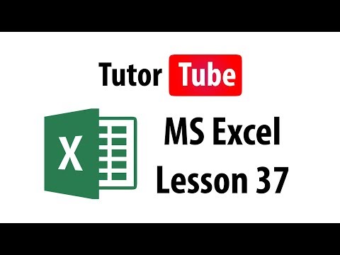 MS Excel Tutorial Lesson 1 Excel Interface