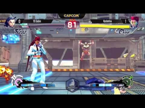 EVO 2014  USF4 - Sabin ( Rose ) vs Kyabetsu ( C Viper )