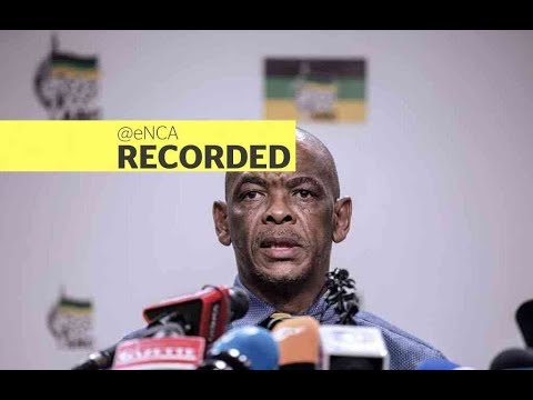 Ace Magashule details the outcomes of the ANC NEC meeting