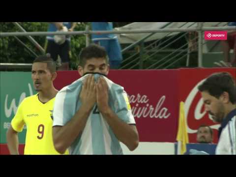 #PLAYAenDEPORTV - Reviví Argentina 4-4 Ecuador (0-1 penales) [PARTIDO COMPLETO]
