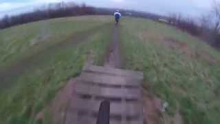 preview picture of video 'Downhill MTB Trail Schlamm Schlacht Halde Norddeutschland'