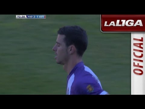 Gol de Javi Guerra (2-1) en el Real Valladolid - Getafe CF - HD