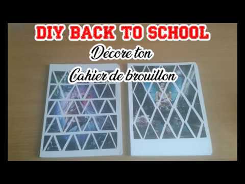 Diy back to sclool cahiers de brouillons 0€