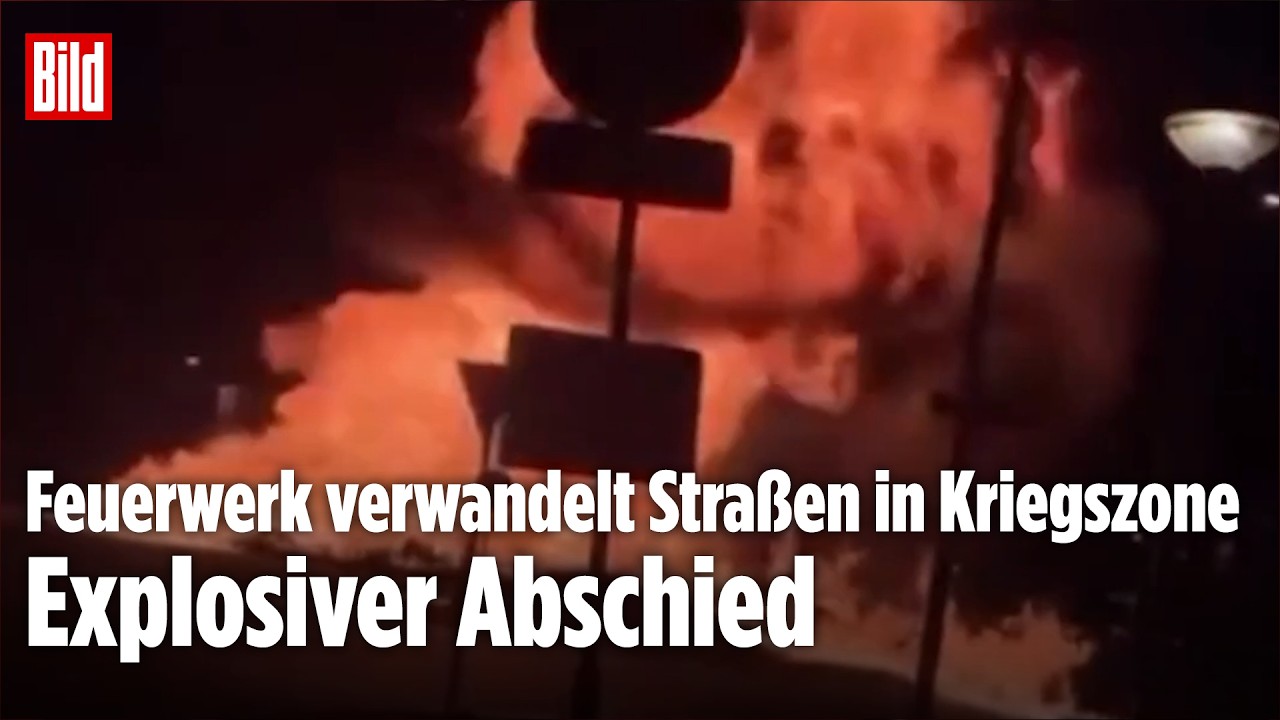 SILVESTER-CHAOS IN AMSTERDAM: Letzte Nacht mit Böllern endet in Gewalt und Flammen