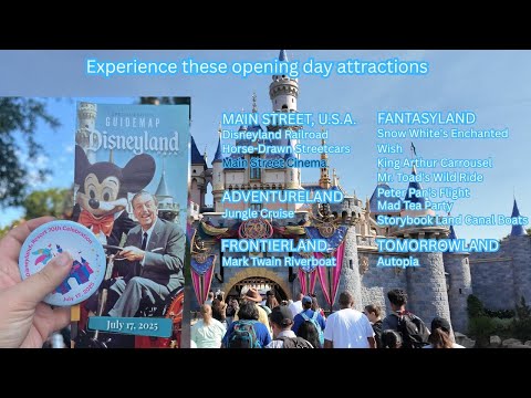 A Magical Beginning: Disneyland Opening Day Attraction: Mainstreet Cinema