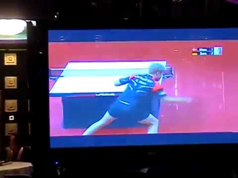 Chinese Team Watching Michael Maze Insane Backhand   Ma Lin   Chen Qi