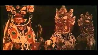 Tibetan cham exorcism ceremony - quasi fantasia