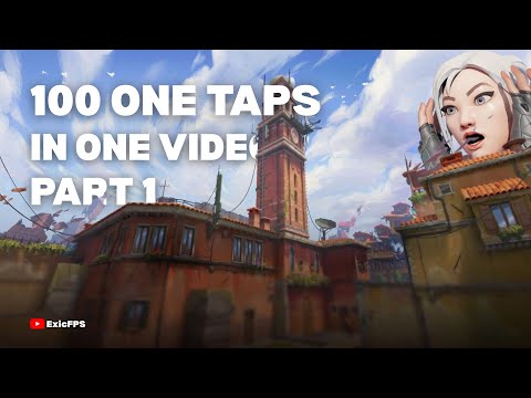100 One Taps In One Video - Valorant | Bad Guy