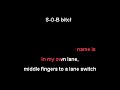 Calvin Cambridge SOB X RBE Karaoke