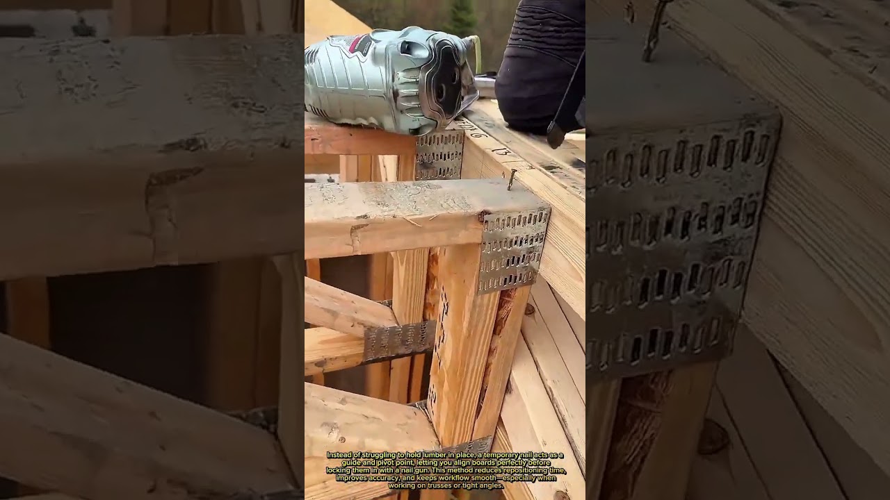 Nail Trick Pros Don’t Want You to Know! Fast Roof Framing Hack That Saves Hours